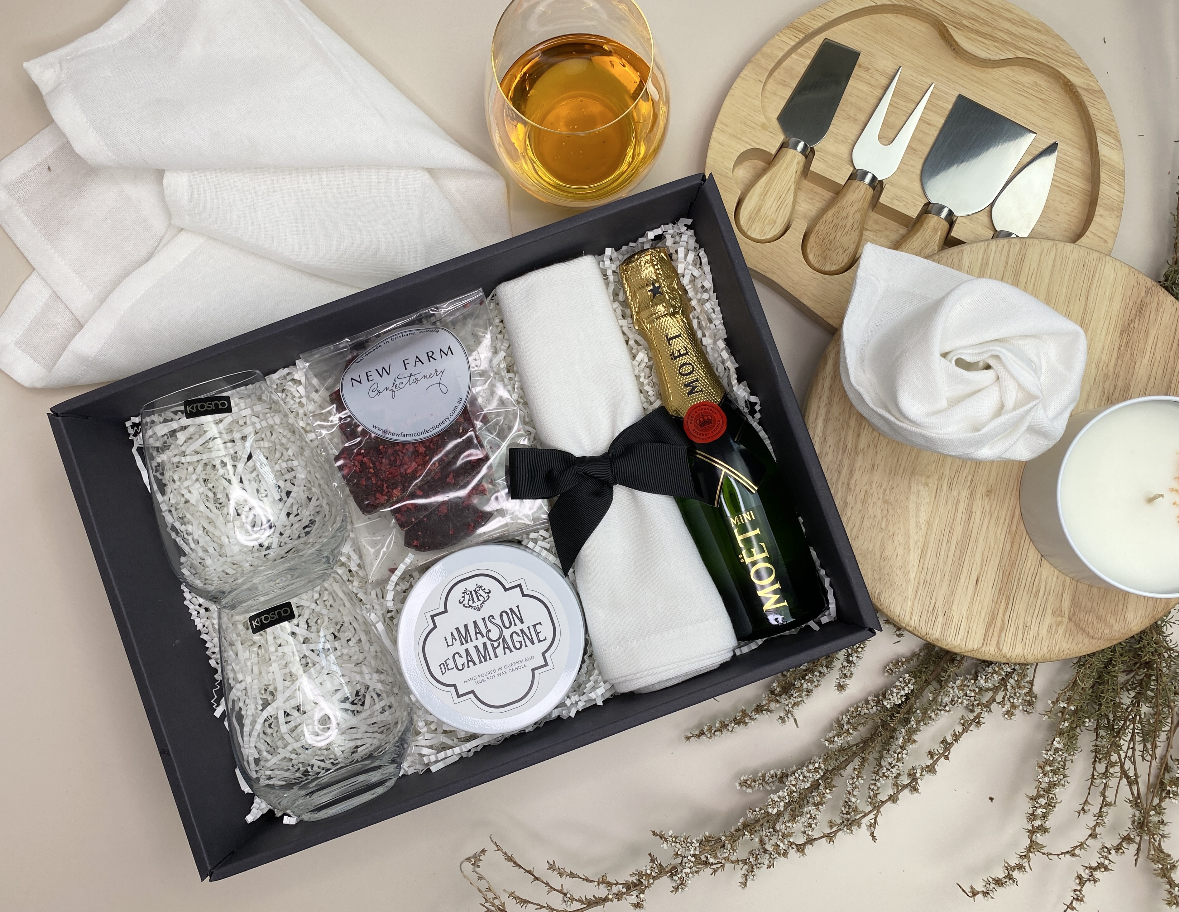 Indulgent Cheeseboard with Moet